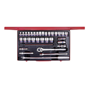 Bộ tuýp 33 chi tiết hệ mét Kingtony 4534MR - 1/2"
