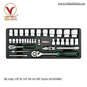 Bộ túyp 34 món Toptul GCAT3402