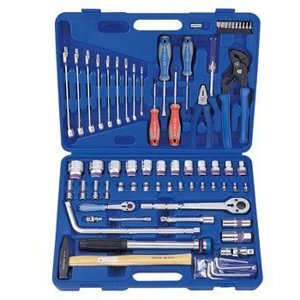 Bộ tuýp 75 chi tiết hệ mét Kingtony 7075MR01 - 1/4" + 1/2"