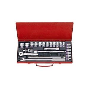 Bộ tuýp bông 1/2″ 24 chi tiết hệ mét Kingtony 4026MR04