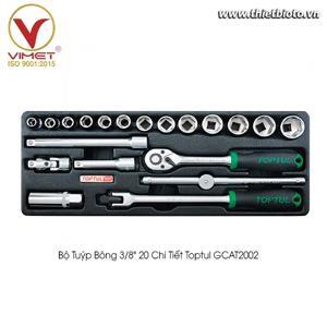 Bộ túyp bông 20 món Toptul GCAT2002