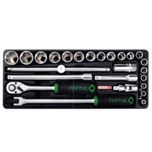 Bộ tuýp bông hệ inch Toptul GCAT2506 - 25 món