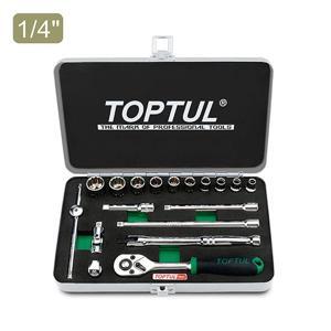 Bộ tuýp bông loại bóng 18 món Toptul GCAD1811 - 1/4"