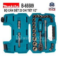 Bộ Tuýp Cần Siết Tự Động 1/2 Inches 23 Chi Tiết Makita B-65589