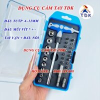 Bộ tuýp chữ T 28 chi tiết sửa chữa đa năng K0006 C-MART
