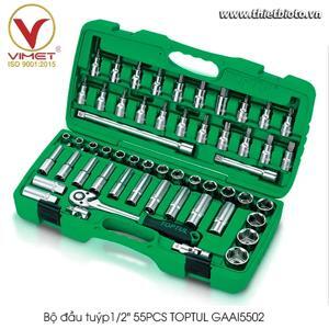 Bộ tuýp đầu 1/2" 55 chi tiết Toptul GAAI5502