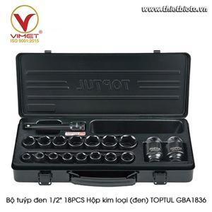 Bộ tuýp đen 1/2 inch 18 món Toptul GBA1836