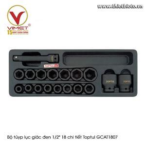 Bộ túyp đen 18 món Toptul GCAT1807
