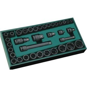 Bộ tuýp đen 36 chi tiết Sata 09914 (3/8" & 1/2")