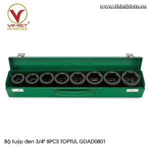 Bộ túyp đen Toptul GDAD0801