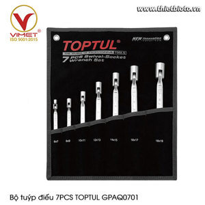 Bộ tuýp điếu 7 chi tiết Toptul GPAQ0701