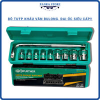 Bộ Tuýp Khẩu 10 chi tiết ½, Bộ khẩu cần chữ L, dụng cụ mở bu lông sz từ 8-24, Bộ đồ nghề sửa xe máy, ôtô - Panka Store.