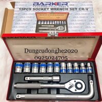 Bộ Tuýp Khẩu 15 Chi Tiết 1/2 Barker 8mm-24mm