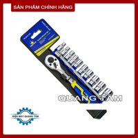 Bộ Tuýp - Khẩu Vặn Ốc Cần Tự Động 12 Chi Tiết 1/4 inch Kingblue KLG12S [Chính Hãng]