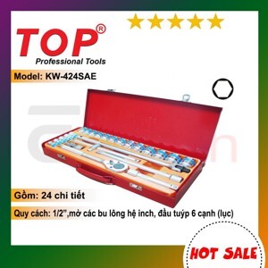 Bộ tuýp lục giác 24 món Top KW-424SAE