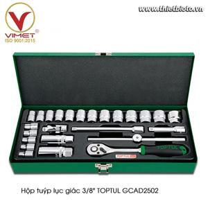 Bộ tuýp lục giác mờ 3/8" 25 món Toptul GCAD2502