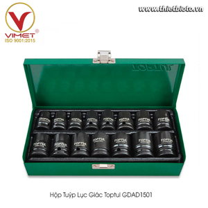 Bộ tuýp lục giác Toptul GDAD1501