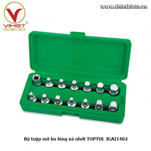 Bộ tuýp mở ốc nhớt Toptul JGAI1402