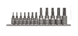 Bộ tuýp mũi sao 6 cạnh 1/4"-3/8" 12 chi tiết Yato YT-0430