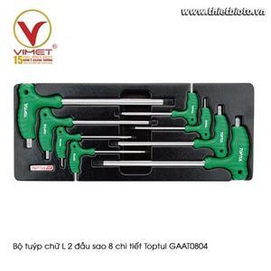 Bộ tuýp sao chữ L 8 món Toptul GAAT0804