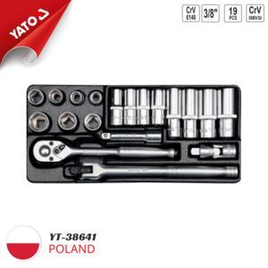 Bộ tuýp tay vặn tổng hợp 3/8" 19 món YATO YT-38641