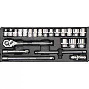 Bộ tuýp tay vặn tổng hợp Yato YT-12651, 1/2inch 23 chi tiết