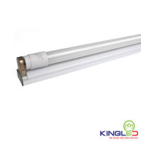 Bộ Tuýp Thủy Tinh KingLED T8 Kèm Máng 18W CB-T8-18-120-GL