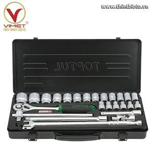 Bộ tuýp Toptul GBB2515, 1/2" 25 chi tiết