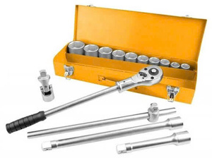 Bộ tuýp và cần mở 3/4 inch 15 chi tiết Tolsen 15148