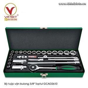 Bộ tuýp vặn bulong 3/8" Toptul GCAD2610