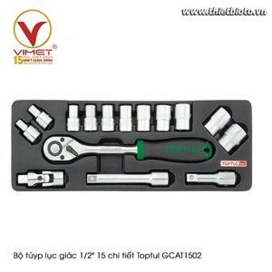 Bộ tuýp vặn ốc 15 chi tiết Toptul GCAT1502