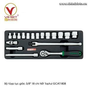 Bộ túyp vặn ốc 18 món Toptul GCAT1808