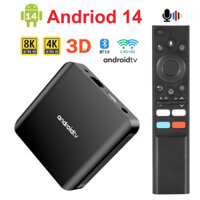 Bộ TV Box tv98 ATV Plus Lõi tứ Android 14 UHD 8K H313 4G 5G Dual Wifi BT 5.0 hỗ trợ Hộp TV giọng nói aavt
