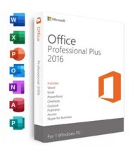 Bộ ứng dụng văn phòng Microsoft Office 2016 (Word, Excel, Powerpoint,….)