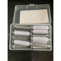Bộ uốn phồng chân tóc bằng lô gai có kẹp công nghệ mới nhất