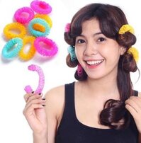 Bộ uốn tóc không nhiệt lò xo tiện lợi - Conbo 6 cuốn lớn