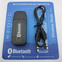 Bộ USB Bluetooth Wireless DMZMusic Receiver tạo kết nối bluetooth cho amply và loa + Tặng Dây cáp Nối dài Usb