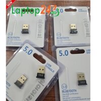 Bộ USB thu phát Bluetooth - USB Bluetooth 5.0 cho máy tính để bàn, cho laptop bị hỏng bluetooth USB V5.0