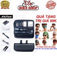 Bộ Vá Xe Có Ruột Bộ Vá Xe Mini Bộ Dụng Cụ Sửa Xe Đạp Đa Năng Sahoo Gồm Đầy Đủ Phụ Kiện Bẩy Lốp Keo Dán Miếng Vá Cờ Lê Hỗ Trợ Đắc Lực Trong Việc Sửa Xe Đạp - Bộ sửa xe đạp đa năng SAHOO Toolkits 16 in 1 + TẶNG 01 khăn trùm phượt đa năng 99K