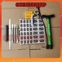 Bộ Vá Xe Đạp Xe Máy 6 Món (Lưỡi Cưa) Đa Năng - Dụng Cụ Vá Lốp Tiện Lợi, Dễ Sử Dụng, Phù Hợp Khi Đi Đường Xa