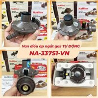 Bộ van gas điều áp NAMILUX NA-337S1-VN + ([1.5m] dây dẫn gas + [2 cái] cổ dê) tự động an toàn-DÙNG BÌNH GAS ĐỎ, GAS ELF