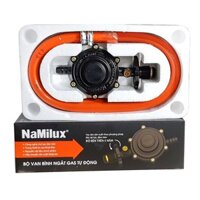 Bộ van gas điều áp tự động an toàn NAMILUX NA-345S-VN + 1,5m dây dẫn gas + 2 cái cổ dê