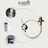 Bộ van ống chuyển đổi sang chiết nạp khí gas cho bình gas mini dài dùng bếp gas mini camping BB4465 - Billba outdoors