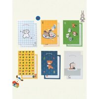 Bộ văn phòng phẩm dễ thương Hàn Quốc Romane Toast Ins, cảm giác cao cấp, viết thư chúc phúc cho cặp đôi và bạn bè