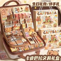 Bộ văn phòng phẩm Kapibala Gói quà tặng Quà tặng sinh nhật Hộp quà tặng ngày trẻ em Đồ dùng học tập cho bé gái Học sinh tiểu học