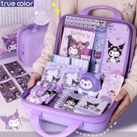 Bộ Văn Phòng Phẩm Kuromi - Quà Tặng Dễ Thương Cho Bạn Bè, Quà Tặng Cho Bé Nhân Dịp Sinh Nhật, Đồ Dùng Học Tập Xinh