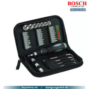 Bộ vặn vít đa năng 38 chi tiết Bosch 2607019506