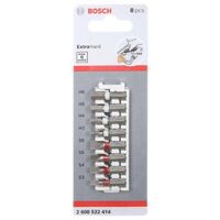 Bộ vặn vít đầu SL, Hex 25 mm Bosch Extra Hard (8 chi tiết)