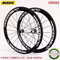 Bộ vành Carbon xe đạp road MAVIC COSMIC ELITE 700Cx50mm - Hub Nhôm