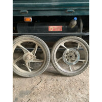 Bộ vành đúc 5 nan phanh đĩa gắn xe wave s.